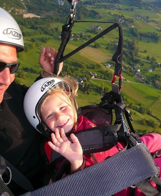 Vols pour les enfants avec Aiguebelette Parapente